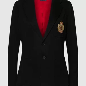 Polo Ralph Lauren Blazer In Strick-Optik – Schwarz 9