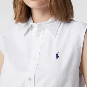 Polo Ralph Lauren Blusentop Mit Logo-Stitching – Weiß 11