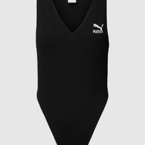 Puma Body Mit Logo-Stitching Modell ‘Classics Ribbed Bodysuit’ – Schwarz 9