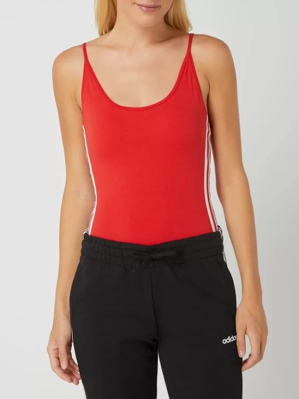 Adidas Originals Body Mit Logo-Streifen – Rot 5