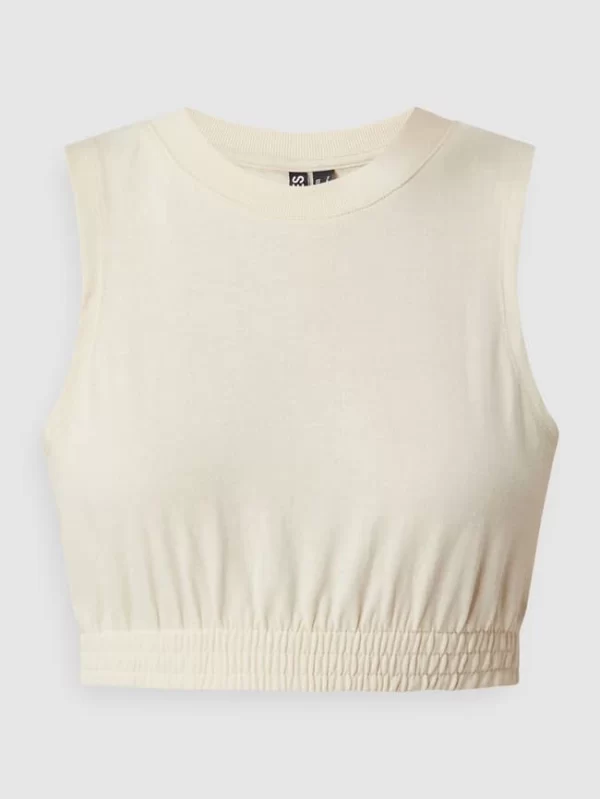 Pieces Crop Top Aus Baumwollmischung Modell ‘Videl’ – Offwhite 3