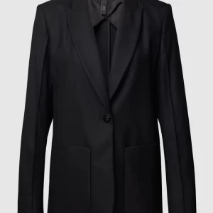 Marc Cain Blazer Mit Strukturmuster – Schwarz 9