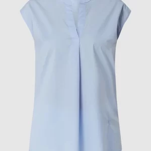 Emily Van Den Bergh Blusenshirt Mit Stretch-Anteil – Hellblau 9