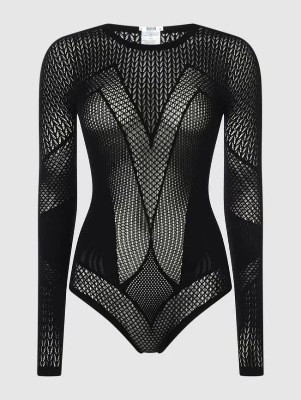 Wolford Body In Strick-Optik – Schwarz 3