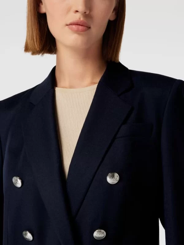 BOSS Blazer Mit Label-Details Modell ‘Jatera’ – Marineblau 4