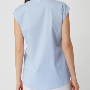 Emily Van Den Bergh Blusenshirt Mit Stretch-Anteil – Hellblau 15