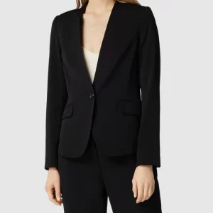 Comma Blazer Mit V-Ausschnitt – Schwarz 13