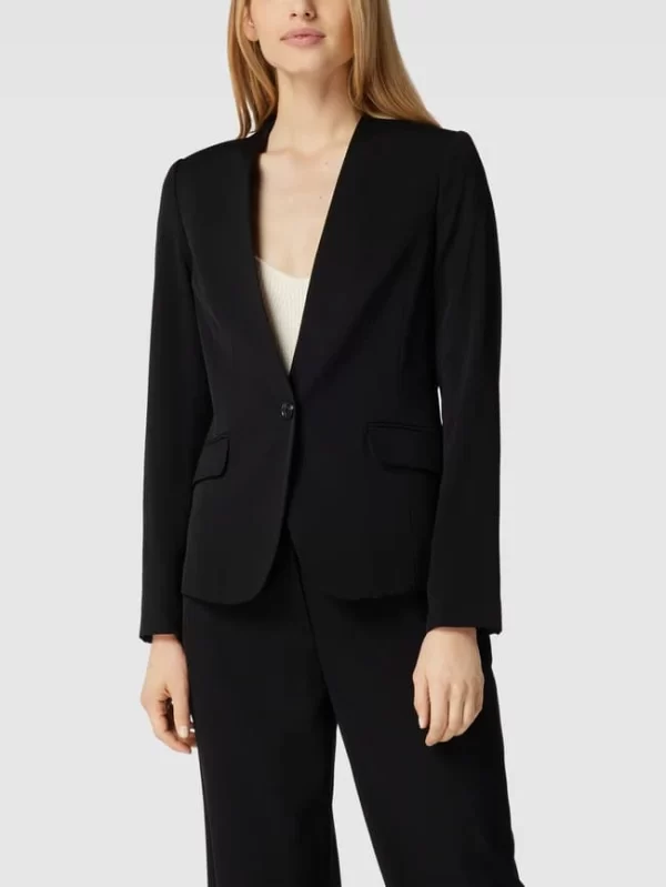 Comma Blazer Mit V-Ausschnitt – Schwarz 5