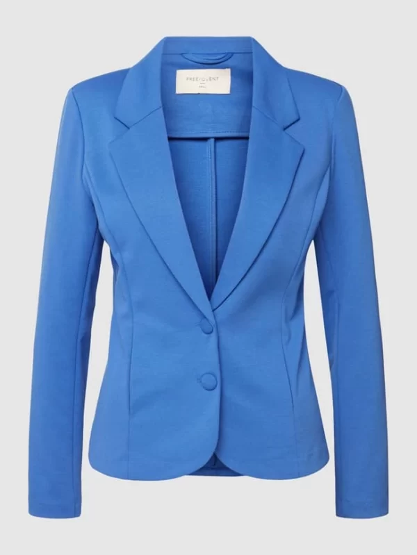 FREE/QUENT Blazer Mit Eingrifftaschen Modell ‘FQNANNI’ – Blau 3