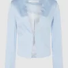 BETTY & CO WHITE Blazer Mit Muschelsaum – Hellblau 2