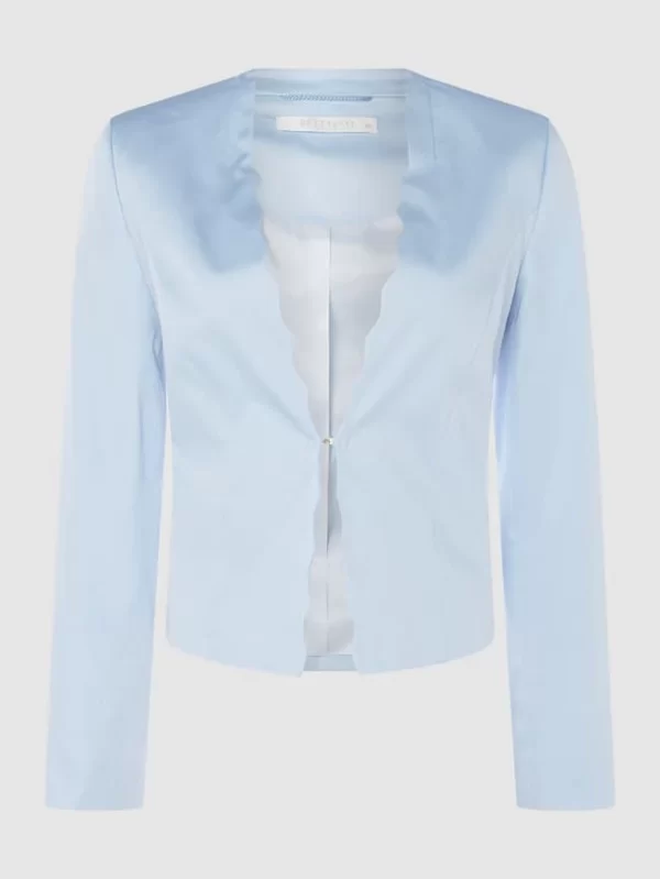 BETTY & CO WHITE Blazer Mit Muschelsaum – Hellblau 1