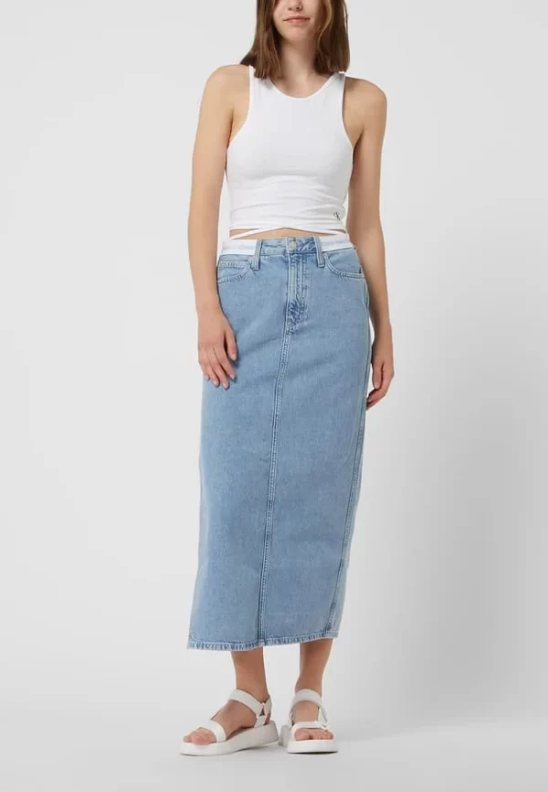 Calvin Klein Jeans Crop Top Mit Schnürung – Weiß 1