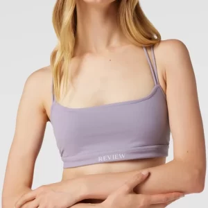 REVIEW Crop Top Mit Gekreuztem Rücken – Purple 11