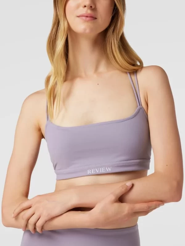 REVIEW Crop Top Mit Gekreuztem Rücken – Purple 4