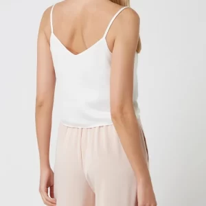 Jake*s Cocktail Crop Top Aus Satin – Ecru 15