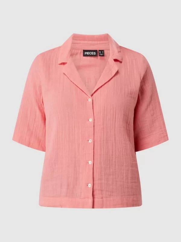 Pieces Bluse Aus Musselin Modell ‘Stina’ – Pink 3