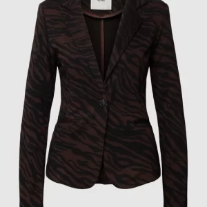 ICHI Blazer Mit Animal-Print Modell ‘KATE’ – Dunkelbraun 9