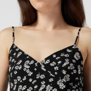 REVIEW Crop Top Mit Floralem Muster – Schwarz 11