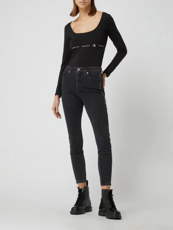 Calvin Klein Jeans Body Mit Stretch-Anteil – Schwarz 1