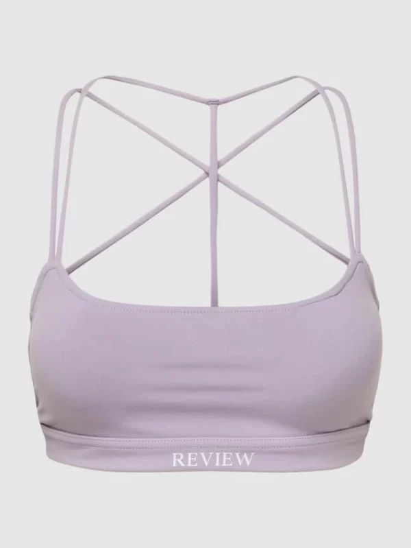 REVIEW Crop Top Mit Gekreuztem Rücken – Purple 3