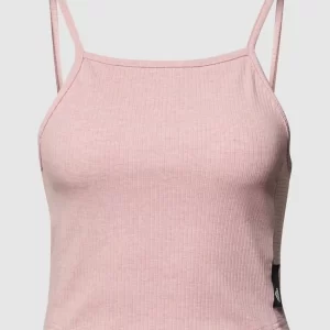 ADIDAS SPORTSWEAR Crop Top In Ripp-Optik – Rosa 9