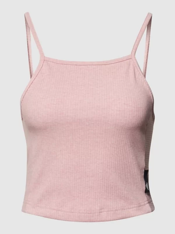 ADIDAS SPORTSWEAR Crop Top In Ripp-Optik – Rosa 3