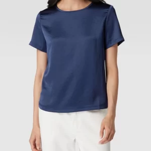 Weekend Max Mara Blusenshirt Mit Rundhalsausschnitt – Marineblau 13