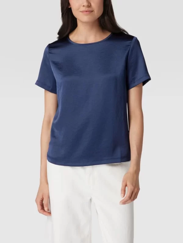 Weekend Max Mara Blusenshirt Mit Rundhalsausschnitt – Marineblau 5