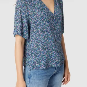 Jake*s Casual Bluse Mit Floralem Allover-Muster – Schwarz 11