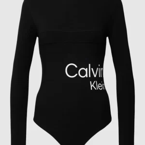 Calvin Klein Jeans Body Mit Label-Print – Schwarz 9