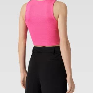 Alex Mariah Peter X P&C Crop Top In Ripp-Optik – Alex Mariah Peter X P&C – Pink 15