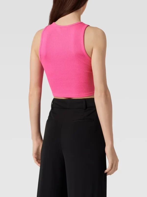 Alex Mariah Peter X P&C Crop Top In Ripp-Optik – Alex Mariah Peter X P&C – Pink 6