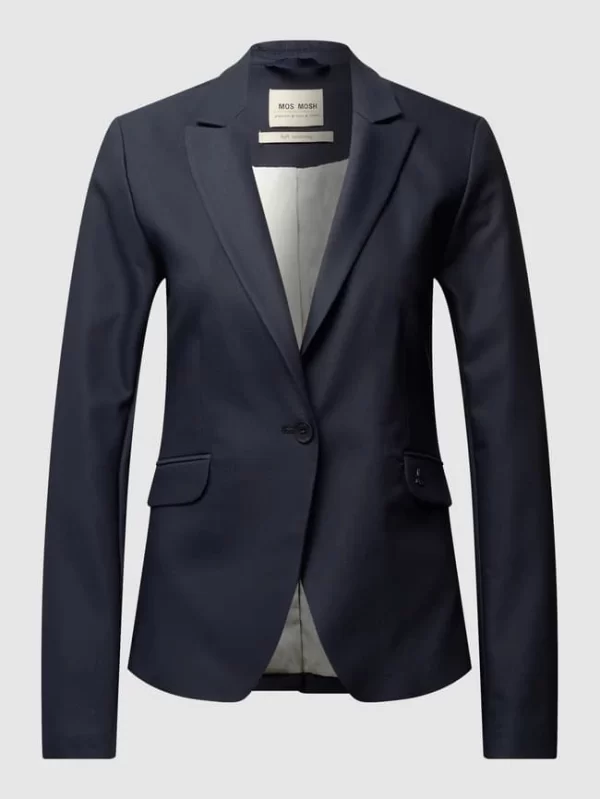 MOS MOSH Blazer Mit Reverskragen Modell ‘BLAKE NIGHT’ – Marineblau 3