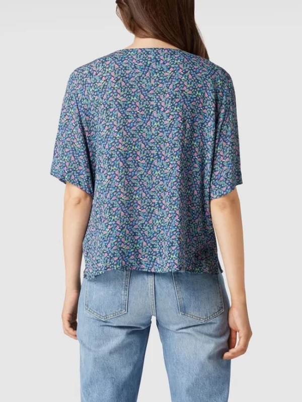 Jake*s Casual Bluse Mit Floralem Allover-Muster – Schwarz 6