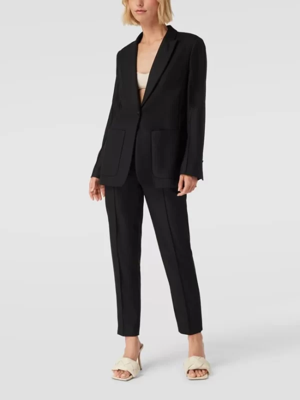 Marc Cain Blazer Mit Strukturmuster – Schwarz 1