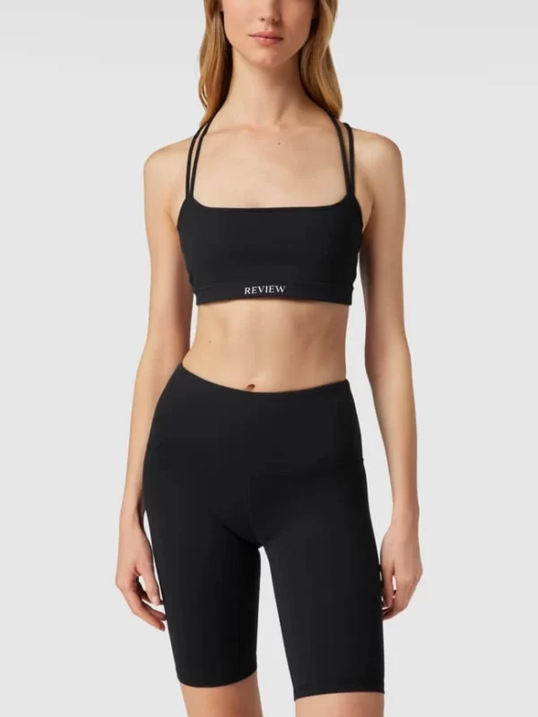 REVIEW Crop Top Mit Gekreuztem Rücken – Schwarz 5