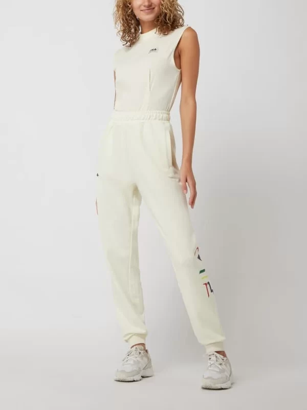 FILA Crop Top Aus Baumwolle Modell ‘Tuzla’ – Offwhite 1