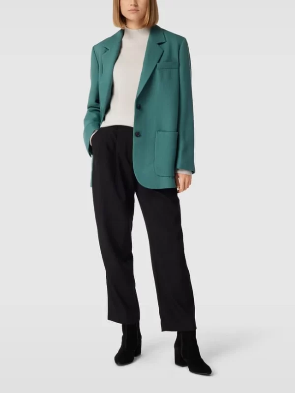 Marc O’Polo Blazer Mit Knopfverschluss – Petrol 1