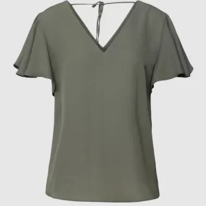 Jake*s Collection Bluse Mit Volantärmeln – Khaki 9