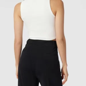 Alex Mariah Peter X P&C Crop Top In Ripp-Optik – Alex Mariah Peter X P&C – Weiß 15