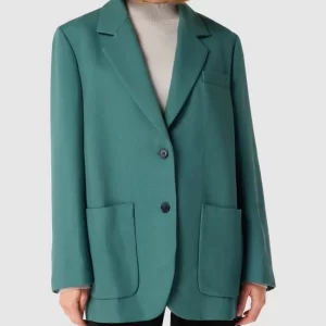 Marc O’Polo Blazer Mit Knopfverschluss – Petrol 13