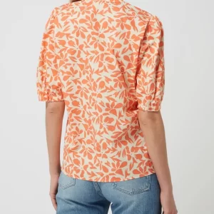 Esprit Collection Blusenshirt Mit Allover-Muster – Orange 15