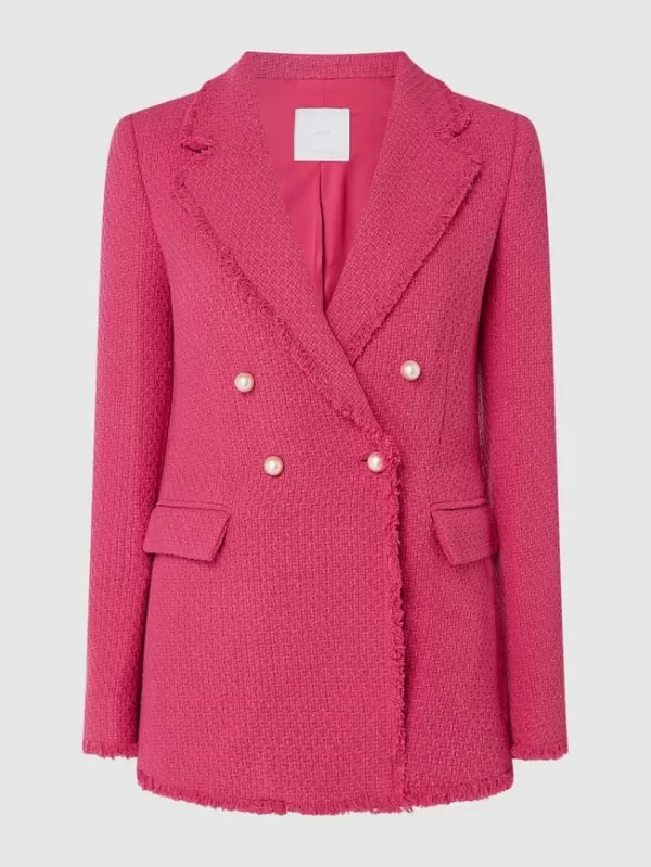 Mango Blazer Aus Bouclé Modell ‘Quintin’ – Pink 1