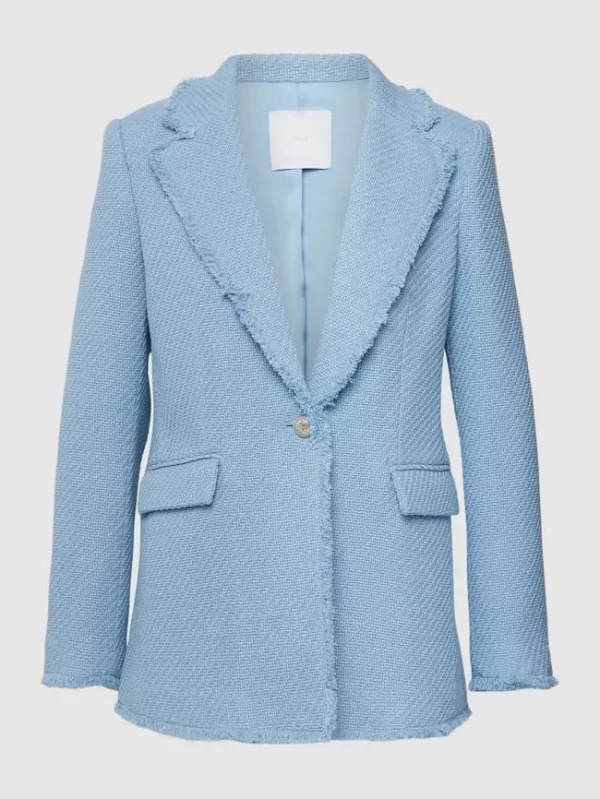 Mango Blazer Mit Ausgefranstem Reverskragen Modell ‘ARTHUR’ – Bleu 3