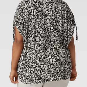 Esprit Curvy PLUS SIZE Bluse Mit Floralem Allover-Muster – Schwarz 15