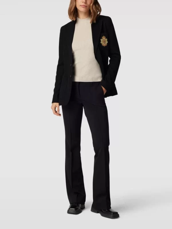 Polo Ralph Lauren Blazer In Strick-Optik – Schwarz 1