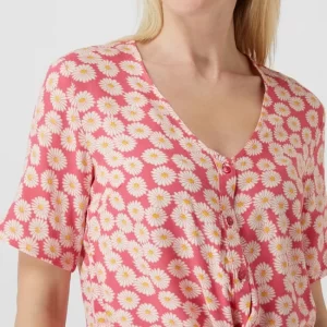 Pieces Bluse Mit Knotendetail Modell ‘Nya’ – Pink 11