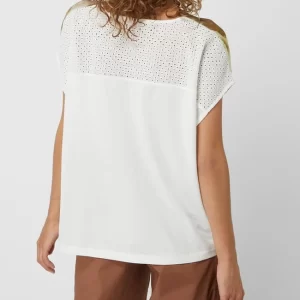 Gerry Weber Blusenshirt Mit Lochspitze – Offwhite 15