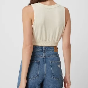 Pieces Crop Top Aus Baumwollmischung Modell ‘Videl’ – Offwhite 15