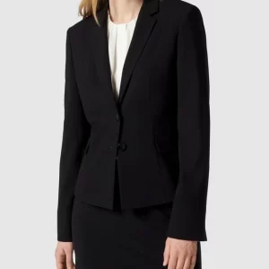 BOSS Blazer Aus Schurwolle Mit Stretch-Anteil – Schwarz 13